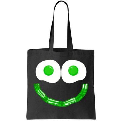 Green Eggs Smile Brunch Breakfast Tote Bag