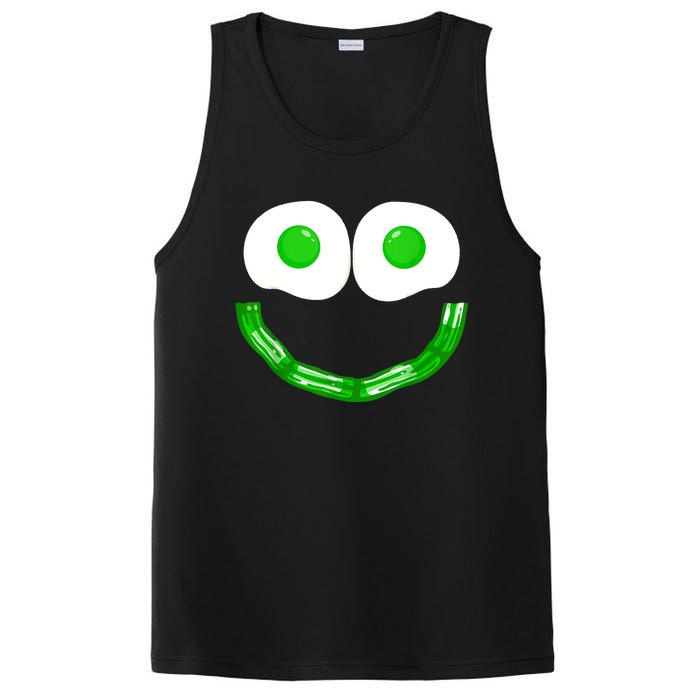 Green Eggs Smile Brunch Breakfast PosiCharge Competitor Tank