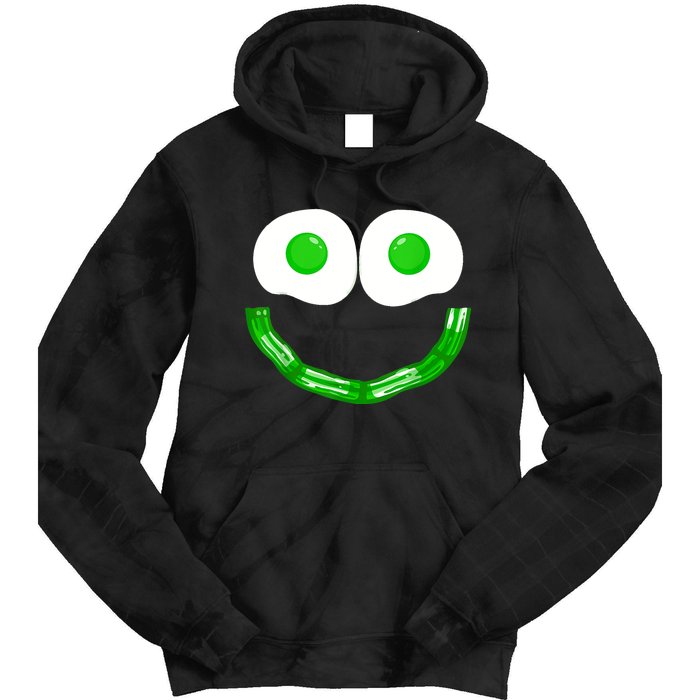 Green Eggs Smile Brunch Breakfast Tie Dye Hoodie