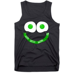 Green Eggs Smile Brunch Breakfast Tank Top