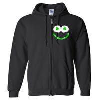 Green Eggs Smile Brunch Breakfast Full Zip Hoodie