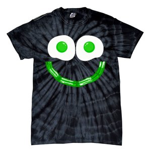 Green Eggs Smile Brunch Breakfast Tie-Dye T-Shirt