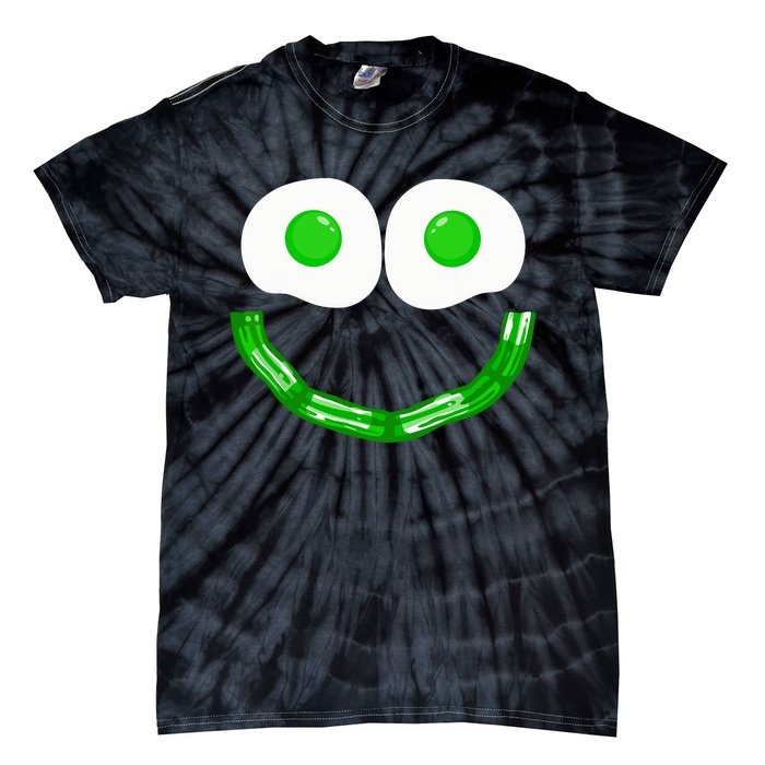 Green Eggs Smile Brunch Breakfast Tie-Dye T-Shirt