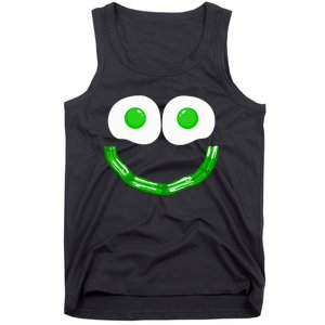 Green Eggs Smile Brunch Breakfast Tank Top