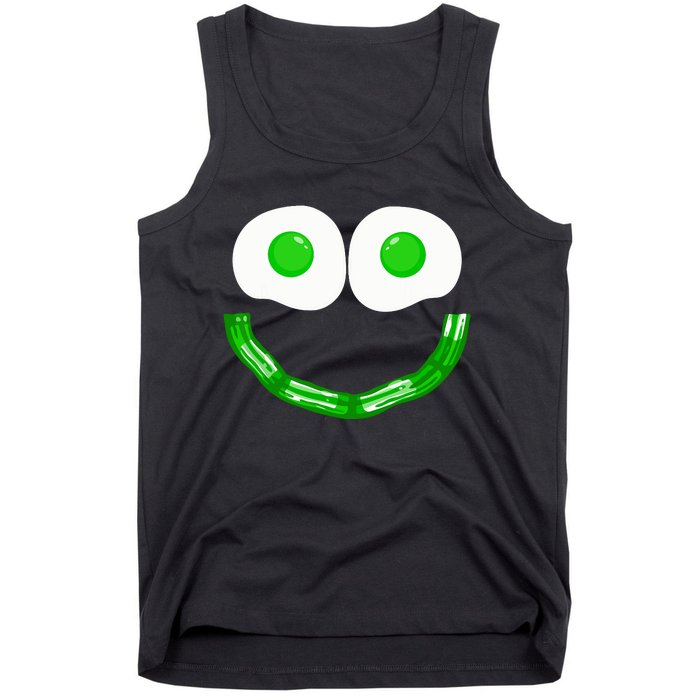 Green Eggs Smile Brunch Breakfast Tank Top