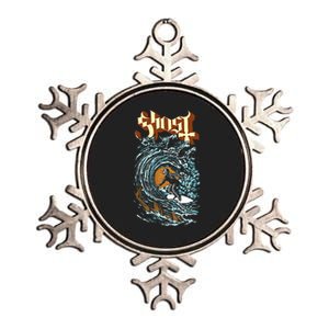 Ghost Evil Surfer Metallic Star Ornament