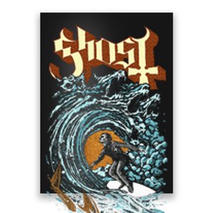 Ghost Evil Surfer Poster