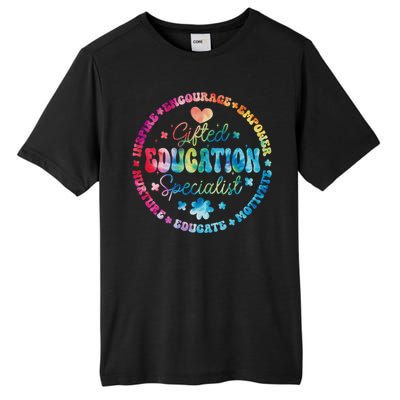 Gifted Education Specialist Appreciation Week Back To School Gift Tall Fusion ChromaSoft Performance T-Shirt