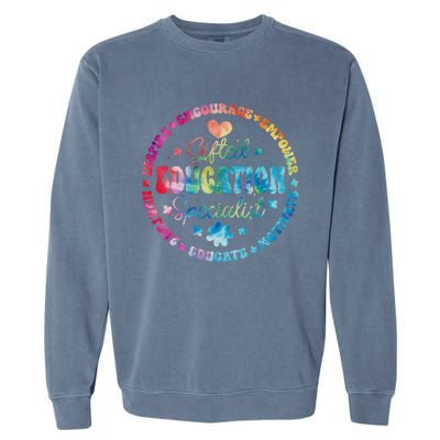 Gifted Education Specialist Appreciation Week Back To School Gift Garment-Dyed Sweatshirt