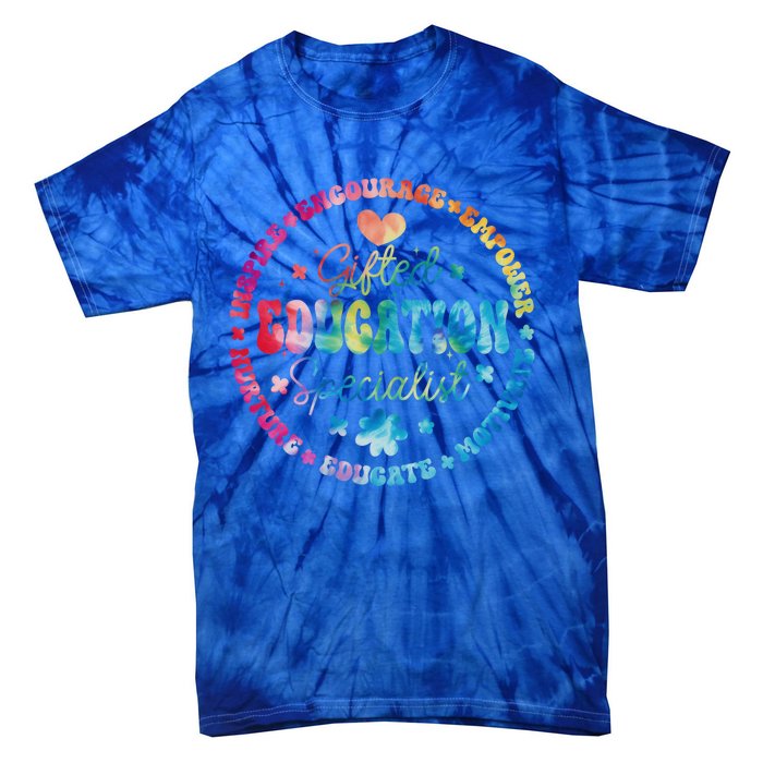 Gifted Education Specialist Appreciation Week Back To School Gift Tie-Dye T-Shirt