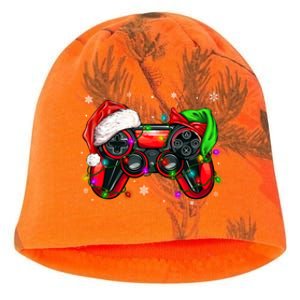 Gamer Elf Santa Family Matching Group Christmas Video Game Great Gift Kati - Camo Knit Beanie