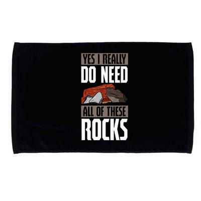 Geology Earth Scientists Geologists Mineral Collectors Rock Microfiber Hand Towel