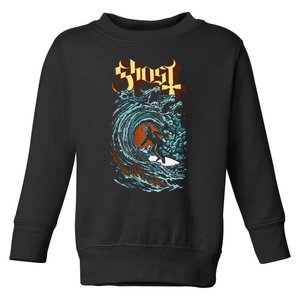 Ghost Evil Surfer Toddler Sweatshirt