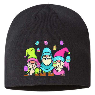 Gnome Easter Shirt Funny Easter Day With Gnomes Sustainable Beanie