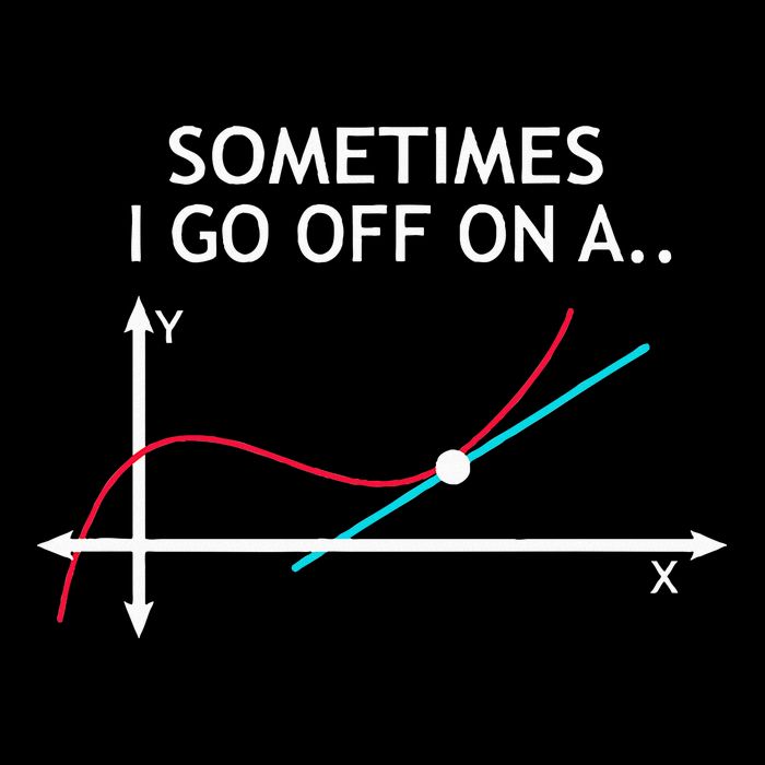 Geek Equation Study Solve Sometimes I Go Off On A Tangent Impact Tech Backpack