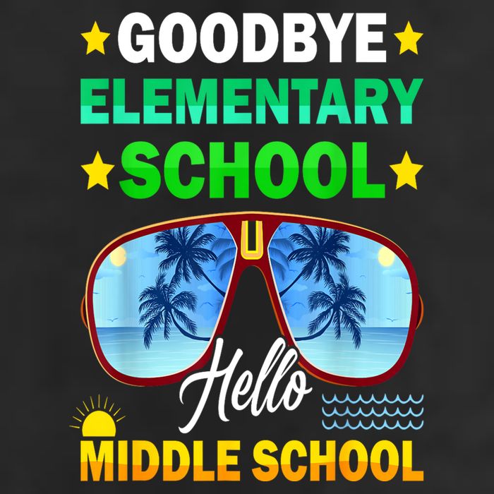 Goodbye Elementary School On My Way To Middle School Cool Comfort Performance Bucket Hat