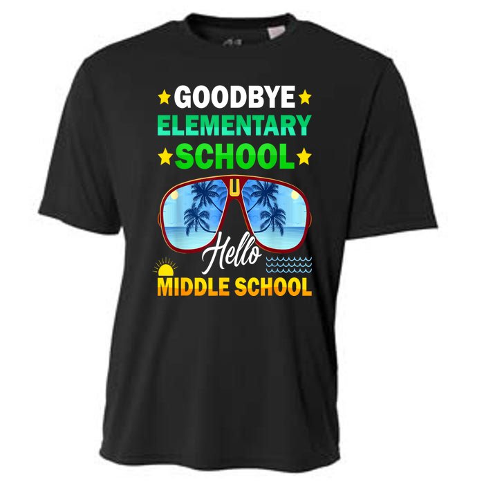 Goodbye Elementary School On My Way To Middle School Cooling Performance Crew T-Shirt