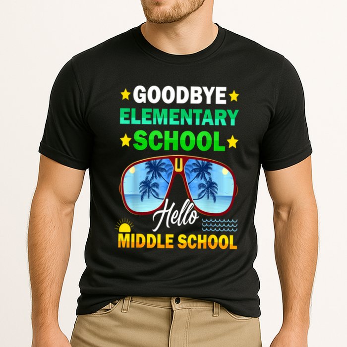 Goodbye Elementary School On My Way To Middle School Performance Shirt
