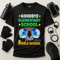Goodbye Elementary School On My Way To Middle School Performance Shirt
