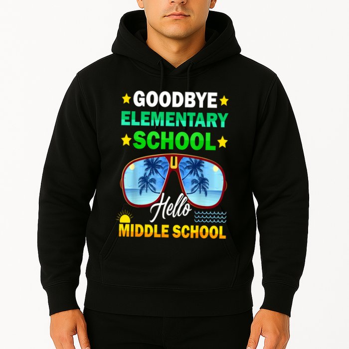 Goodbye Elementary School On My Way To Middle School Hoodie