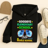 Goodbye Elementary School On My Way To Middle School Hoodie