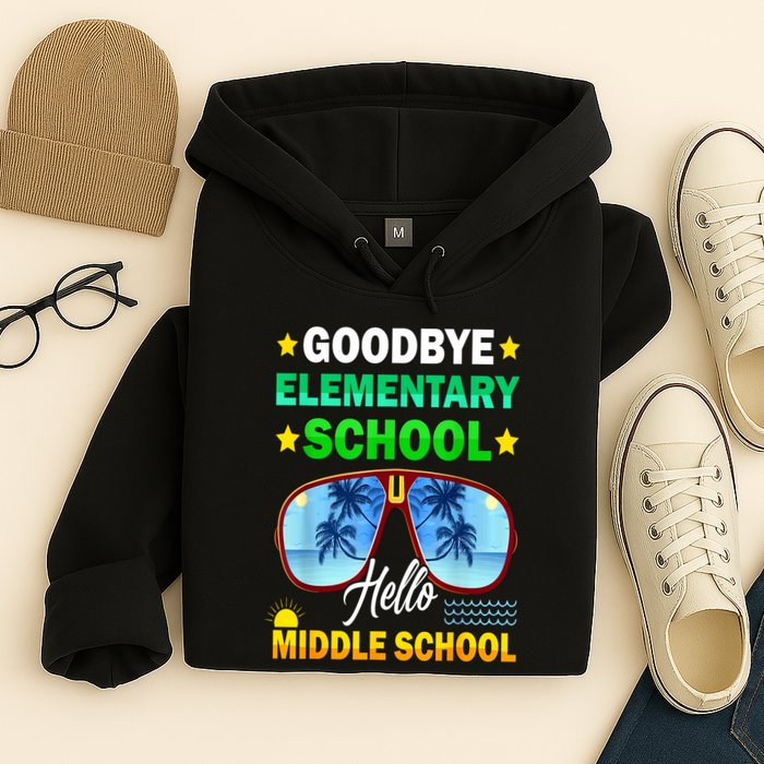 Goodbye Elementary School On My Way To Middle School Hoodie