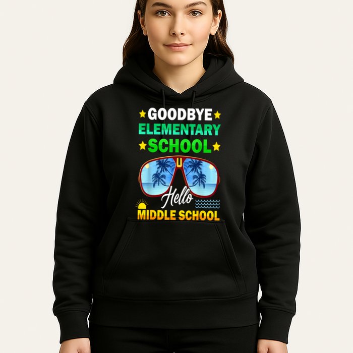 Goodbye Elementary School On My Way To Middle School Hoodie