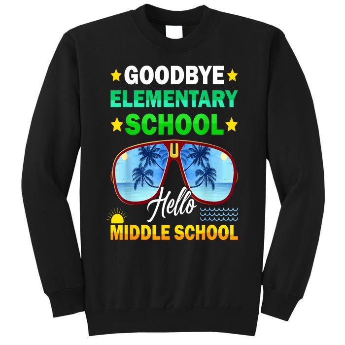 Goodbye Elementary School On My Way To Middle School Sweatshirt