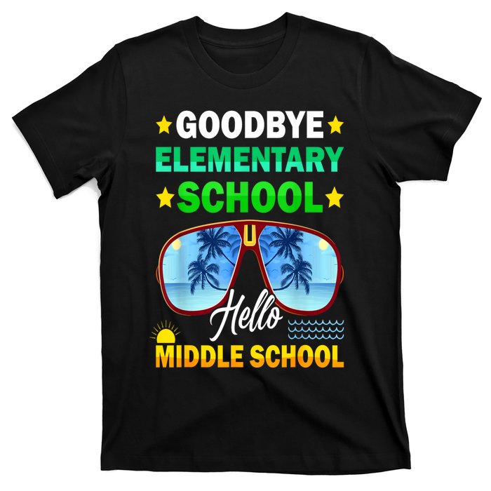 Goodbye Elementary School On My Way To Middle School T-Shirt