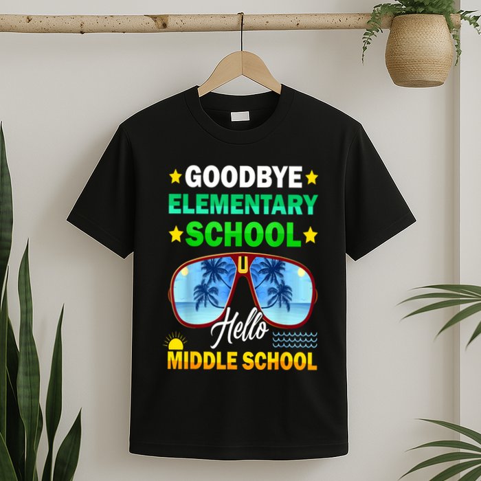 Goodbye Elementary School On My Way To Middle School T-Shirt