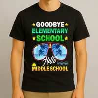 Goodbye Elementary School On My Way To Middle School T-Shirt