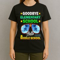 Goodbye Elementary School On My Way To Middle School T-Shirt