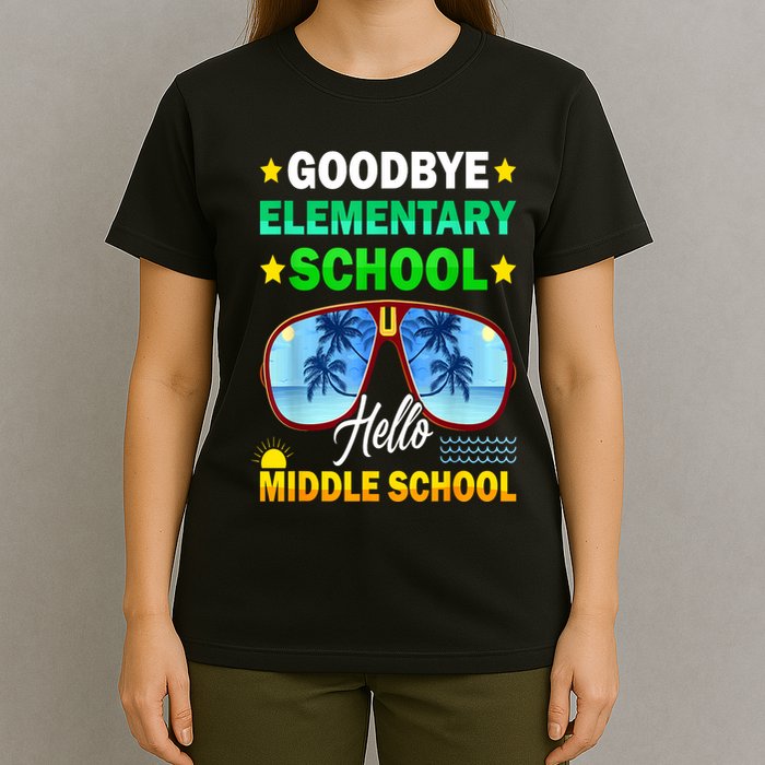 Goodbye Elementary School On My Way To Middle School T-Shirt