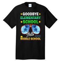 Goodbye Elementary School On My Way To Middle School Tall T-Shirt