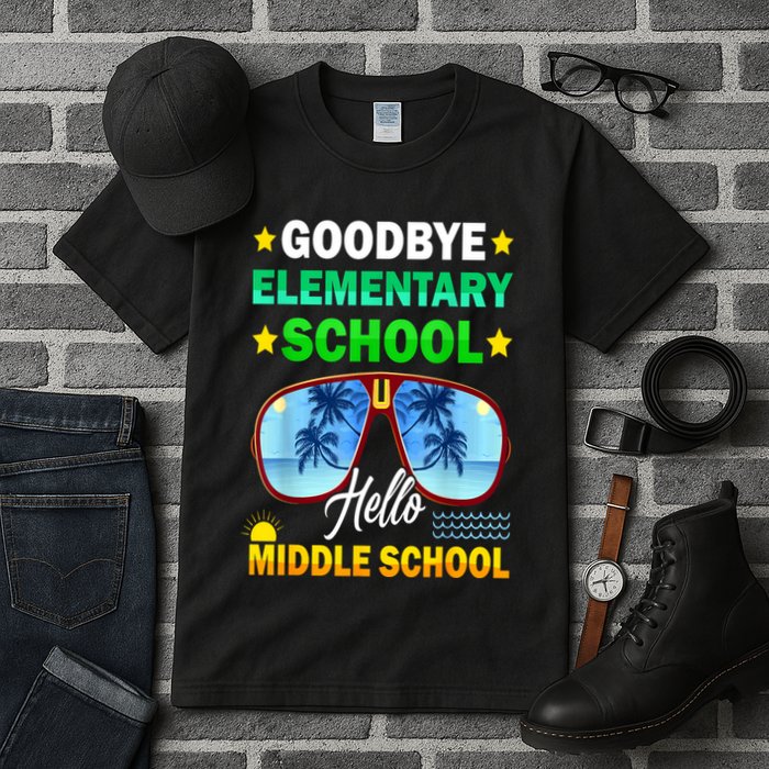 Goodbye Elementary School On My Way To Middle School Tall T-Shirt