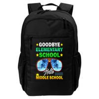 Goodbye Elementary School On My Way To Middle School Backpack