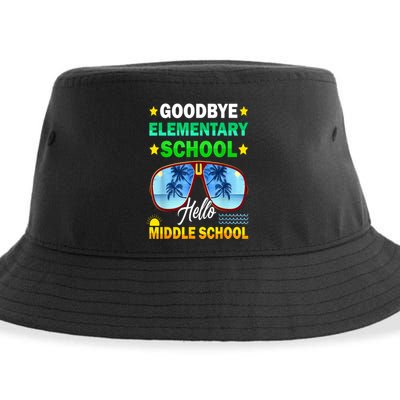 Goodbye Elementary School On My Way To Middle School Sustainable Bucket Hat