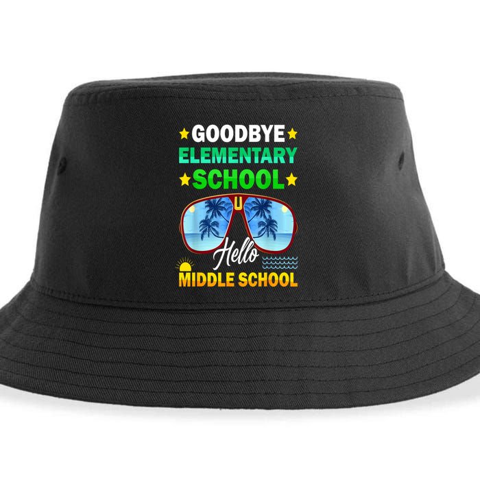 Goodbye Elementary School On My Way To Middle School Sustainable Bucket Hat