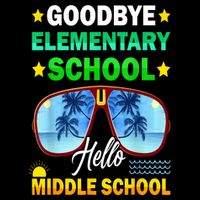 Goodbye Elementary School On My Way To Middle School Bucket Hat