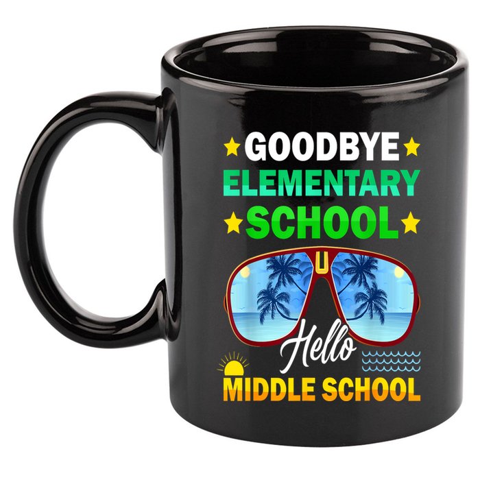Goodbye Elementary School On My Way To Middle School 11oz C Handle Ceramic Mug