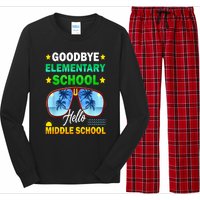 Goodbye Elementary School On My Way To Middle School Long Sleeve Pajama Set