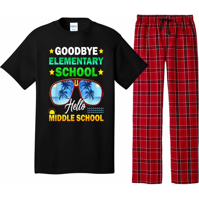 Goodbye Elementary School On My Way To Middle School Pajama Set