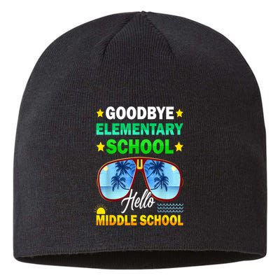 Goodbye Elementary School On My Way To Middle School Sustainable Beanie