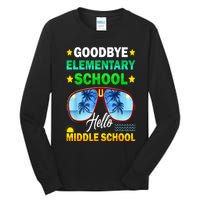 Goodbye Elementary School On My Way To Middle School Tall Long Sleeve T-Shirt