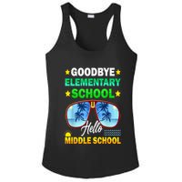 Goodbye Elementary School On My Way To Middle School Ladies PosiCharge Competitor Racerback Tank
