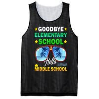 Goodbye Elementary School On My Way To Middle School Mesh Reversible Basketball Jersey Tank