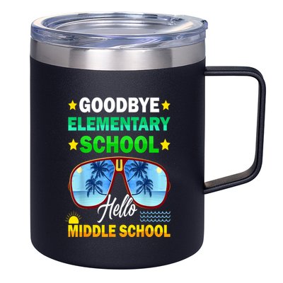 Goodbye Elementary School On My Way To Middle School 12oz Stainless Steel Coffee Mug