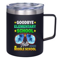 Goodbye Elementary School On My Way To Middle School 12oz Stainless Steel Coffee Mug