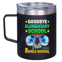 Goodbye Elementary School On My Way To Middle School 12oz Stainless Steel Coffee Mug