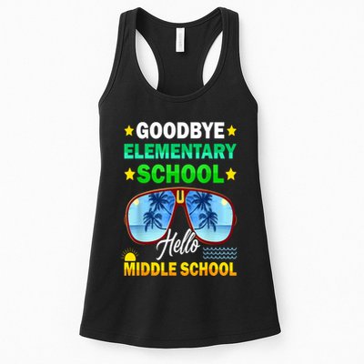 Goodbye Elementary School On My Way To Middle School Womens Tank Top